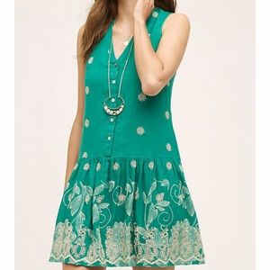 Anthropologie Maeve Linen dress